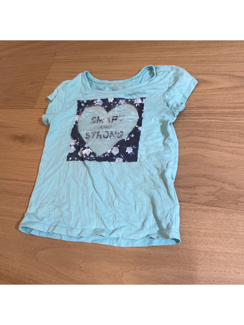The Children's Place Girls' Light blue Tee – Size 5T/5